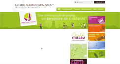 Desktop Screenshot of cc-millaugrandscausses.fr